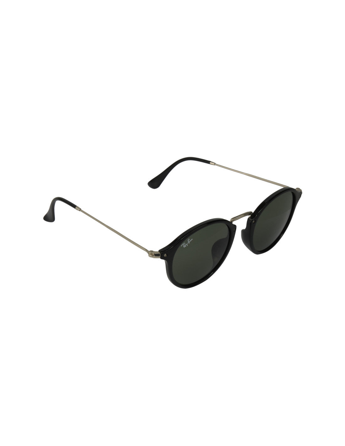 Ray Ban Rb2447 901 Round Fleck Negro G-15 Plata Clasico