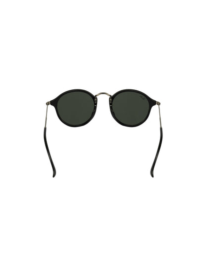 Ray Ban Rb2447 901 Round Fleck Negro G-15 Plata Clasico